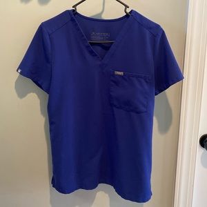 One shirt | Two pairs of pants | FIGS | Royal Blue